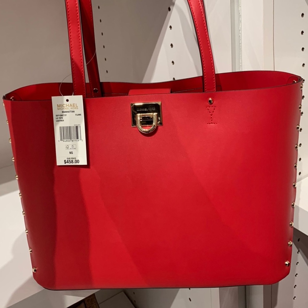 🌺NeW! Michael Kors LG Manhattan Tote - Picture 2 of 7